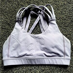 Lululemon purple sports bra with removable cups size 4